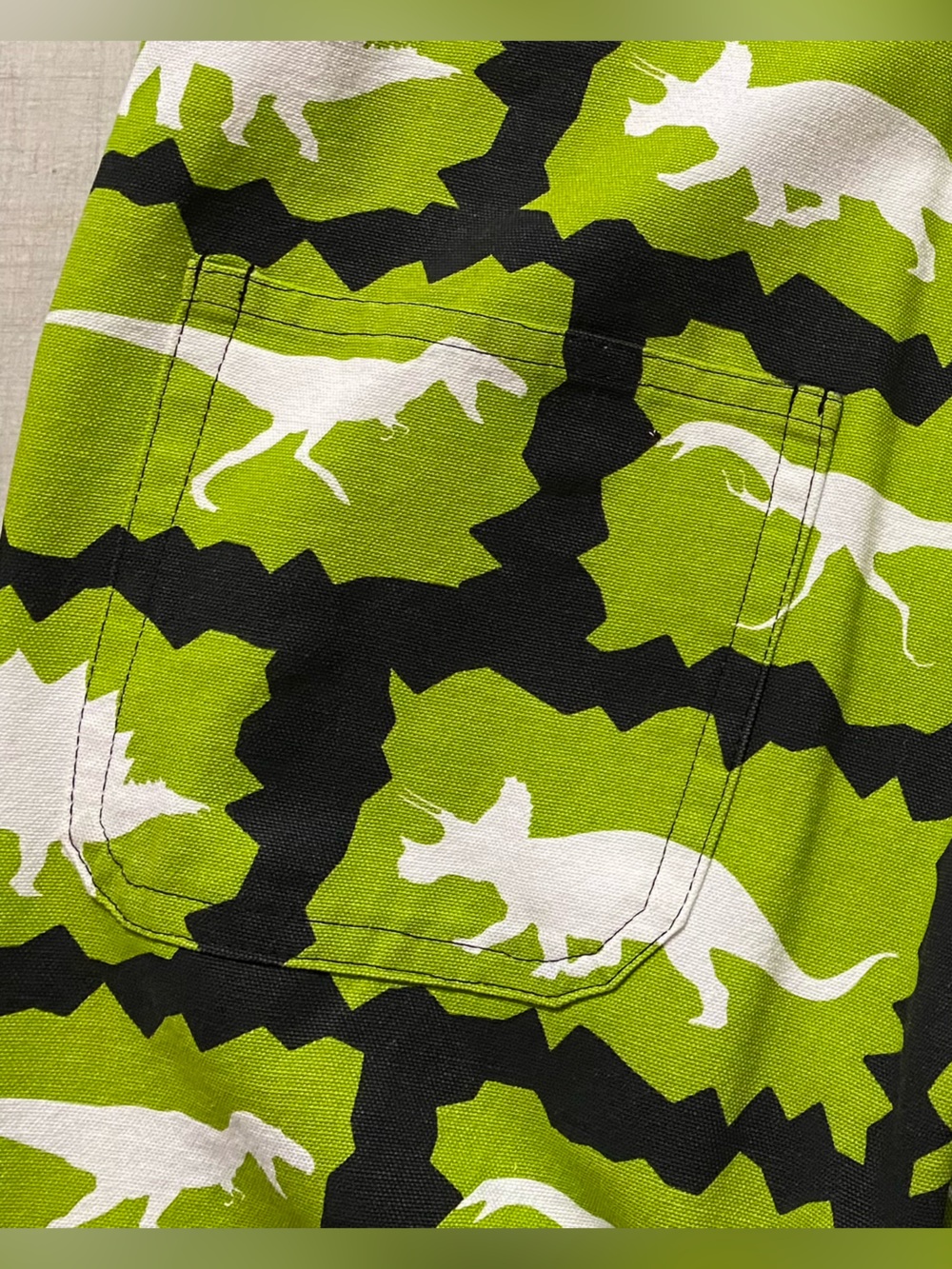 Dinosaur overalls, homemade - Picture 9 of 13
